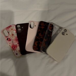 Stylish Floral and Leopard Phone Case Set
